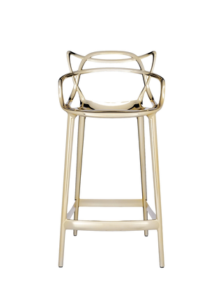 Masters Barstool Metal-Barstoelen-KARTELL S.P.A.-Gold-Buro International