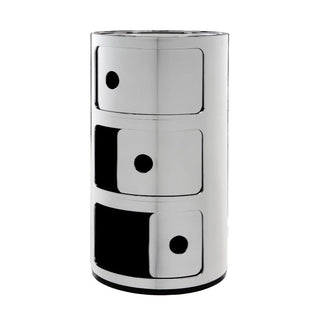 Componibili Metal-Opbergkasten-KARTELL S.P.A.-Chromed-3 laden-Buro International