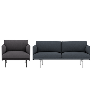 Outline Studio Chair Sofa-Zitbanken-MUUTO A/S-Buro International