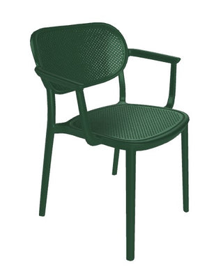 Nuta-Stoelen-GABER SRL-Military Green-Met armleuningen-Buro International