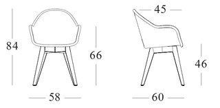 AVRIL HB DINING CHAIR