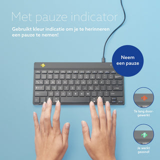 R-Go Compact Break Keyboard AZERTY