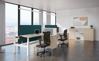 Envol Evo barrel meeting table 200x100 sit-stand