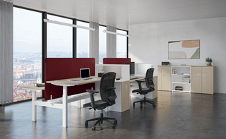 Envol Evo barrel meeting table 200x100 sit-stand