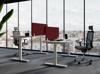 Envol Evo barrel meeting table 200x100 sit-stand