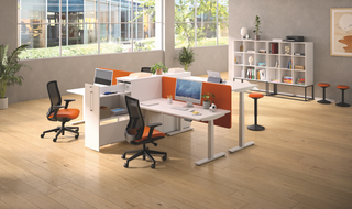 Envol Evo barrel meeting table 200x100 sit-stand