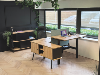 Alto manager sit-stand desk 155x90