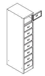 Mailbox cabinet