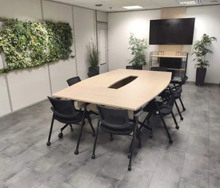 Eureka table de réunion en forme d'arc