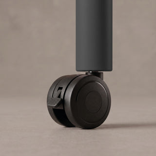 Buronomic Nuanza base with castor in shadow grey, detail