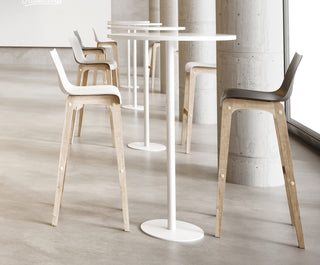 Buronomic Détente stools with high backrest in an office space