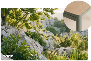 Buronomic Nuanza colour option sage green