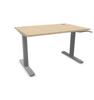 Envol Classic zit-sta bureau met zwengel