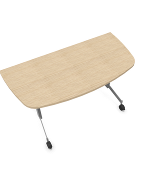 Eureka table de réunion demi-lune