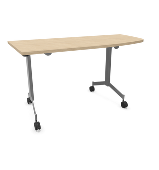 Configuration view of the Buronomic Eureka meeting table with rounded end