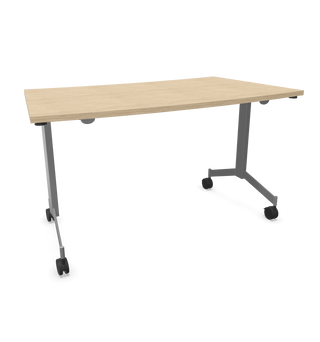Configuration view of the Buronomic Eureka meeting table with curved top