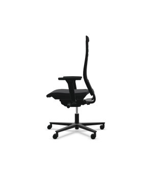 Chaise de bureau Rovo R12 6060 S5 à dossier résille, vue de profil